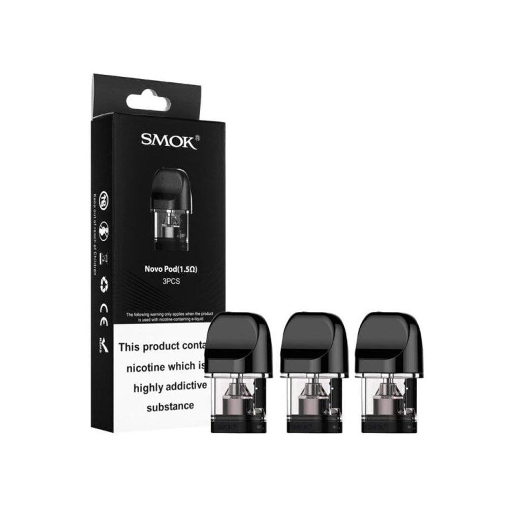 Smok Novo Replacement Pods - 3x EU 1.5ohm