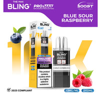 The Bling 10k Pro Max Replacement Pods (BOX OF 5) - Blue Sour Raspberry