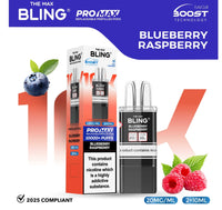 The Bling 10k Pro Max Replacement Pods (BOX OF 5) - Blueberry Raspberry