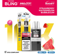 The Bling 10k Pro Max Replacement Pods (BOX OF 5) - Strawberry Watermelon Bubble Gum
