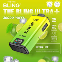 The Bling Ultra Plus 30k Prefilled Vape Pod Kit Box of 5 - Lemon Lime