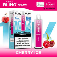 The Crystal Bling Max 10000 Prefilled Vape Pod Kit Box of 5 - Cherry Ice