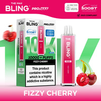 The Crystal Bling Max 10000 Prefilled Vape Pod Kit Box of 5 - Fizzy Cherry