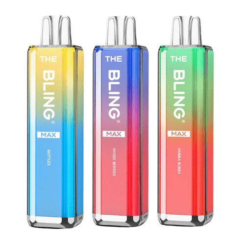 The Crystal Bling Max 8000 Prefilled Vape Pod Kit Box of 5 - Berry Blaze
