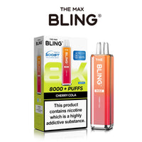 The Crystal Bling Max 8000 Prefilled Vape Pod Kit Box of 5 - Cherry Cola