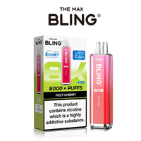 The Crystal Bling Max 8000 Prefilled Vape Pod Kit Box of 5 - Fizzy Cherry