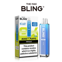 The Crystal Bling Max 8000 Prefilled Vape Pod Kit Box of 5 - Mr Blue