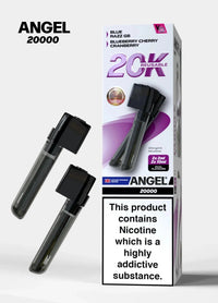 Vapes Bars Angel 20000 Prefilled Pods Box of 5 - Purple Edition