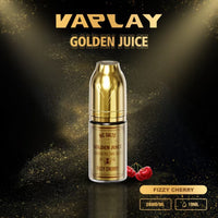 Vaplay Golden Juice Nic Salt 10ml E - Liquid Box of 10 - Fizzy Cherry