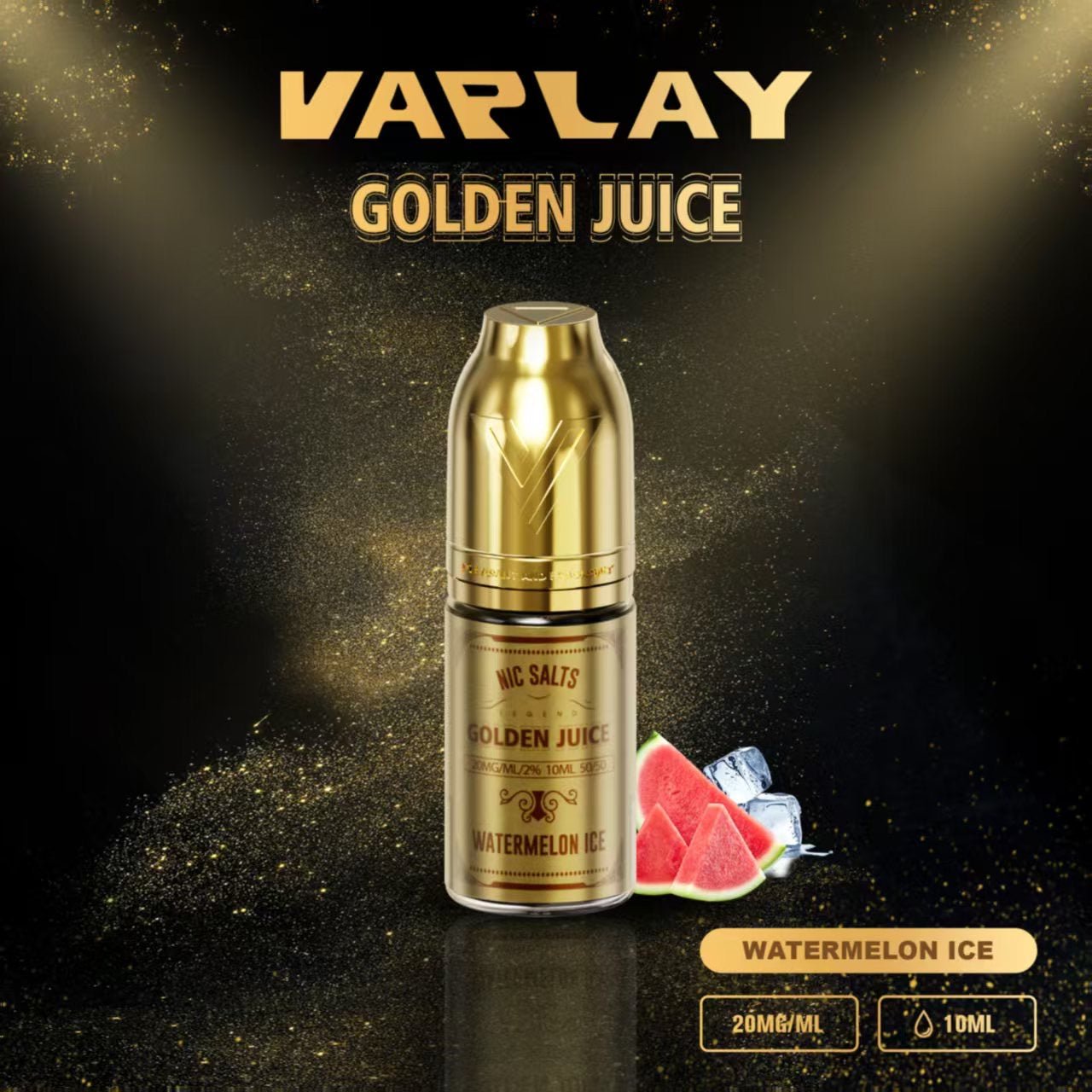 Vaplay Golden Juice Nic Salt 10ml E - Liquid Box of 10 - Summer Dream