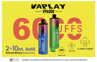 Vaplay VP6000 Prefilled Pod Vape Kit Box of 5 - Pineapple Ice