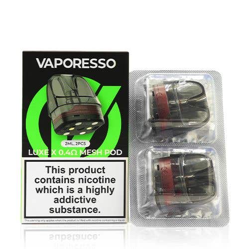 Vaporesso Luxe X Replacement Pods Pack of 2 - 0.4Ω Mesh Pod