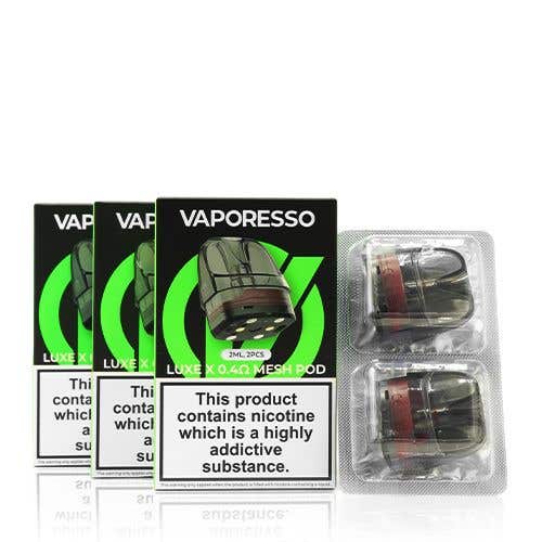 Vaporesso Luxe X Replacement Pods Pack of 2 - 0.4Ω Mesh Pod