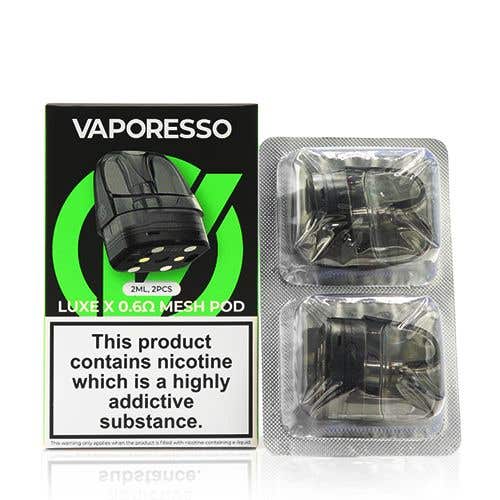 Vaporesso Luxe X Replacement Pods Pack of 2 - 0.6Ω Mesh Pod