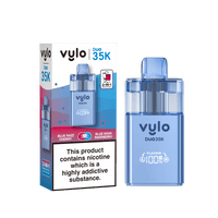 Vylo Duo 35k Prefilled Pod Kit Box of 5 - Blue Razz Cherry/Blue Sour Raspberry